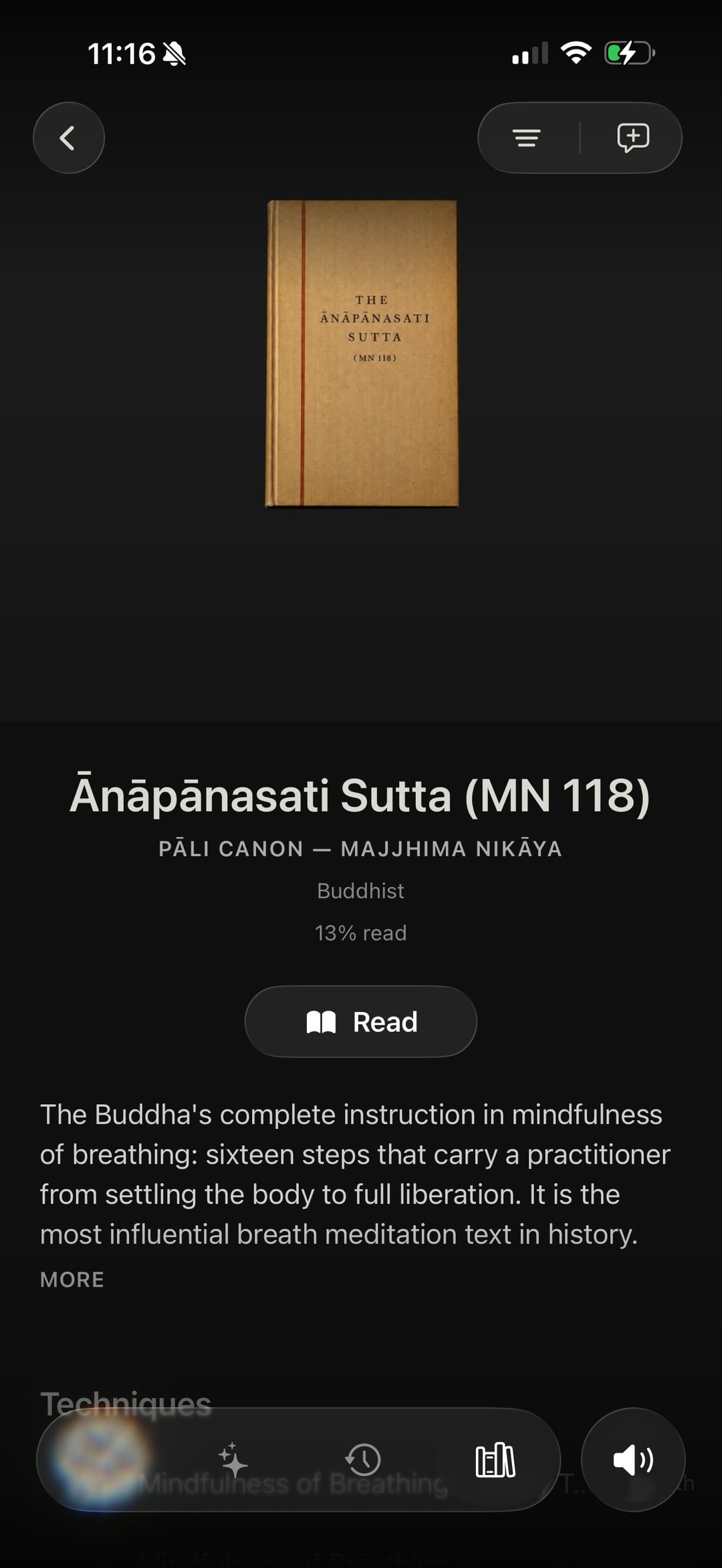 Read the source — Not a summary of the tradition. The text the practice came from, in full.